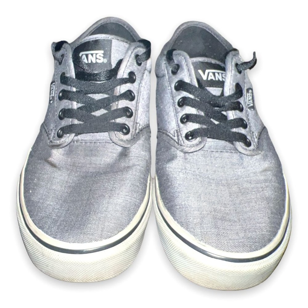 VANS Off the Wall Men's TB4R Gray Lace Up Low Top Sneaker Shoes Size 8.5